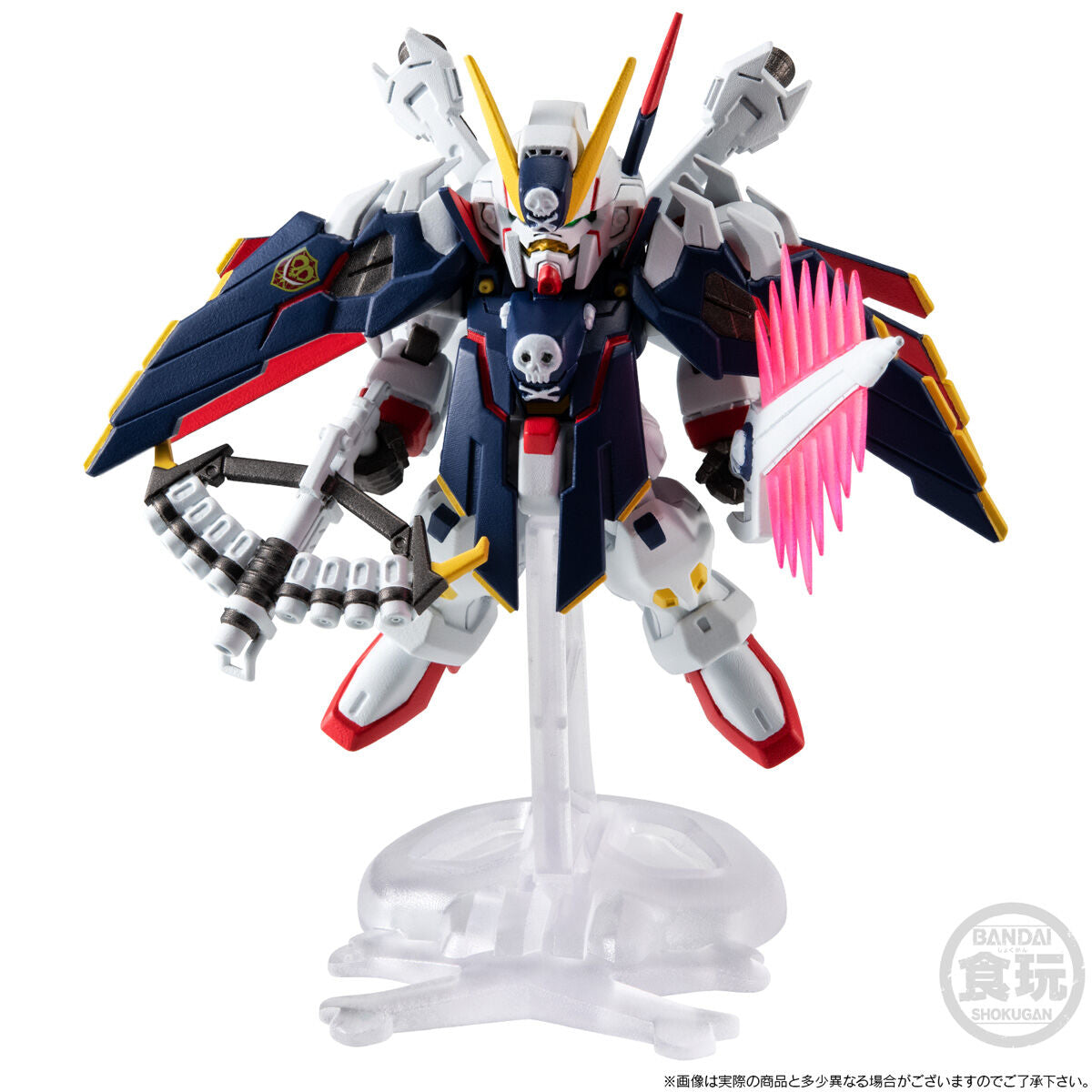 FW GUNDAM CONVERGE MOBILE SUIT CROSSBONE GUNDAM STEEL SEVEN B TEAM SET W/O GUM