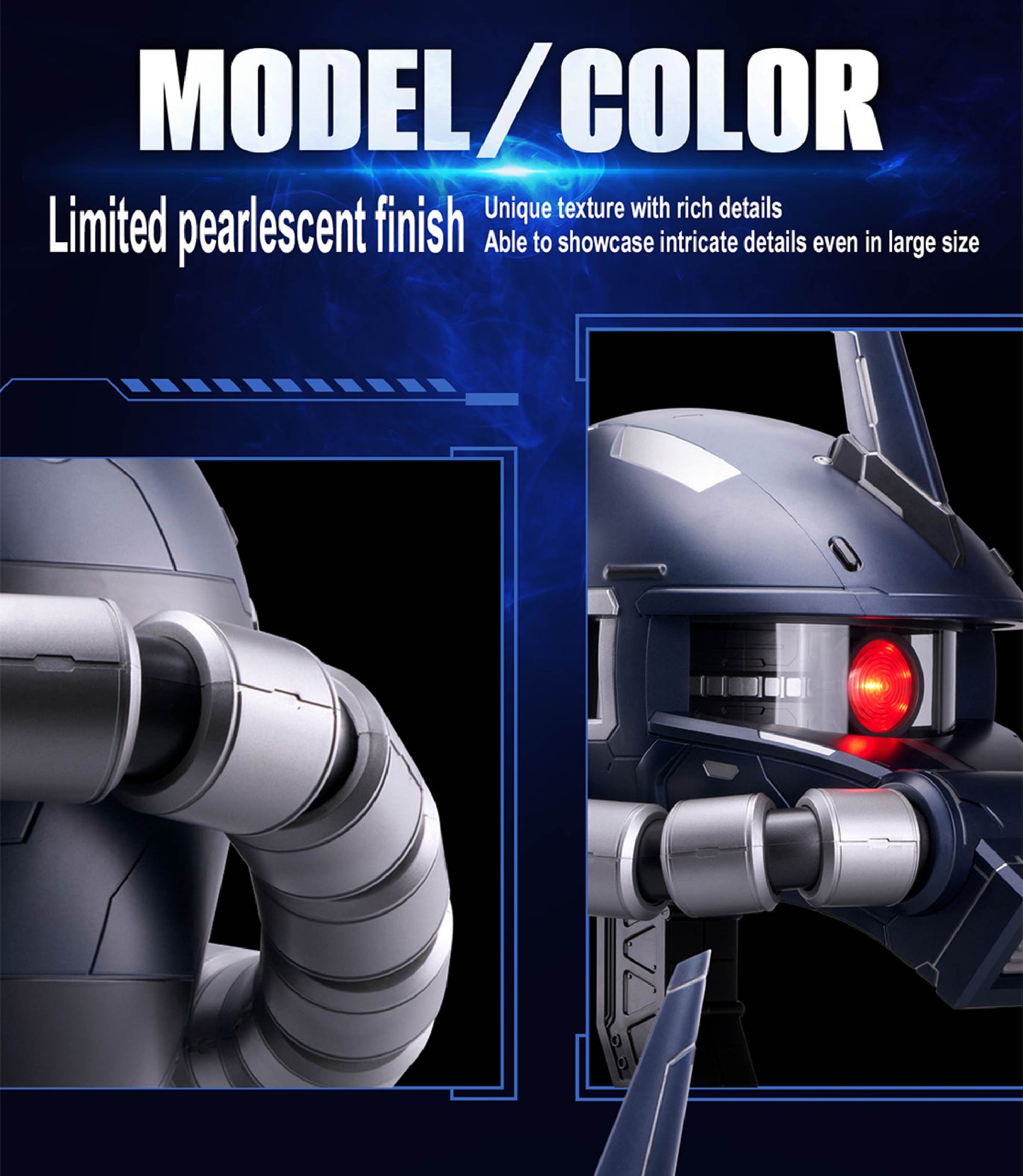 BN HEAD COLLECTION MS-06R BLACK TRI-STARS' ZAKU II