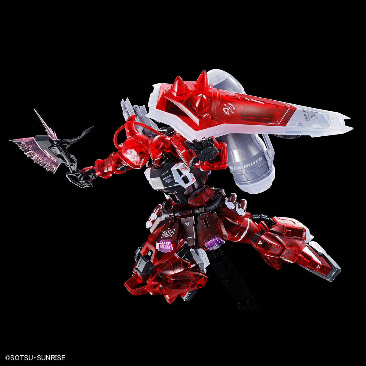 MG 1/100 ZGMF-1000/A1 GUNNER ZAKU WARRIOR LUNAMARIA HAWKE CUSTOM CLEAR COLOR