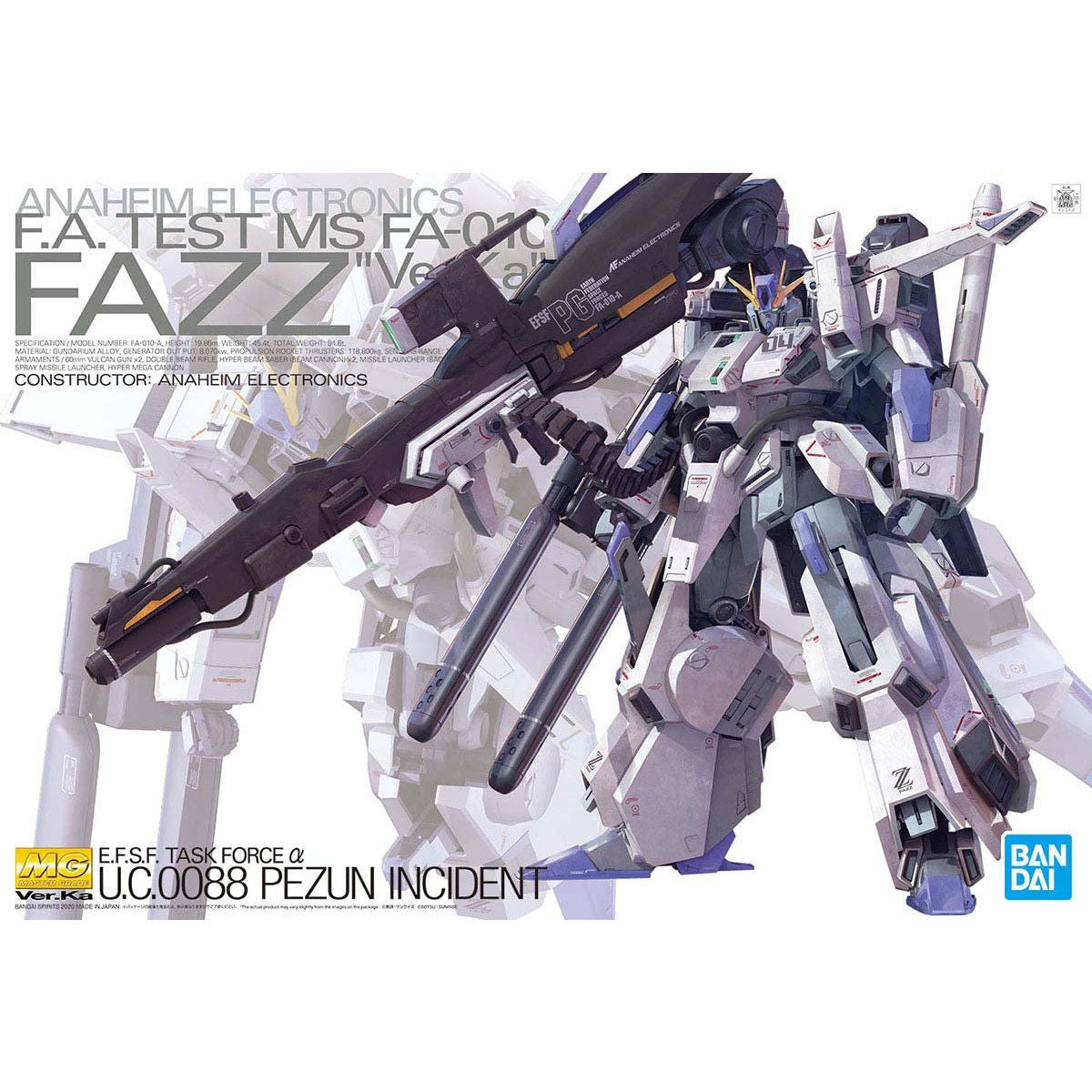 MG 1/100 FA-010-A FAZZ Ver.Ka