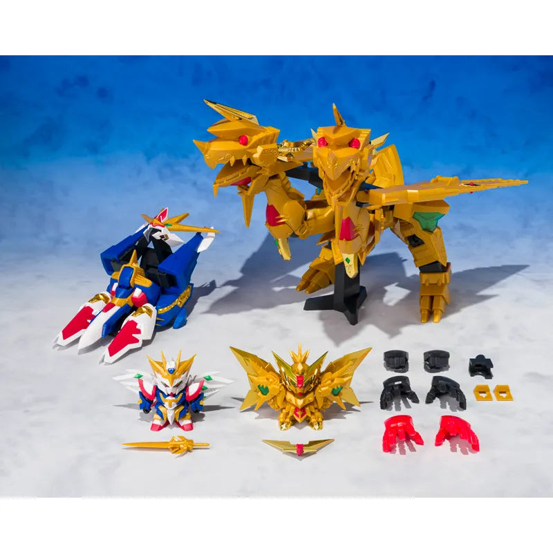 GANSO SD GUNDAM WORLD GOLD GOD SUPERIOR KAISER/SOLAR GOD GOD KAISER compatible set
