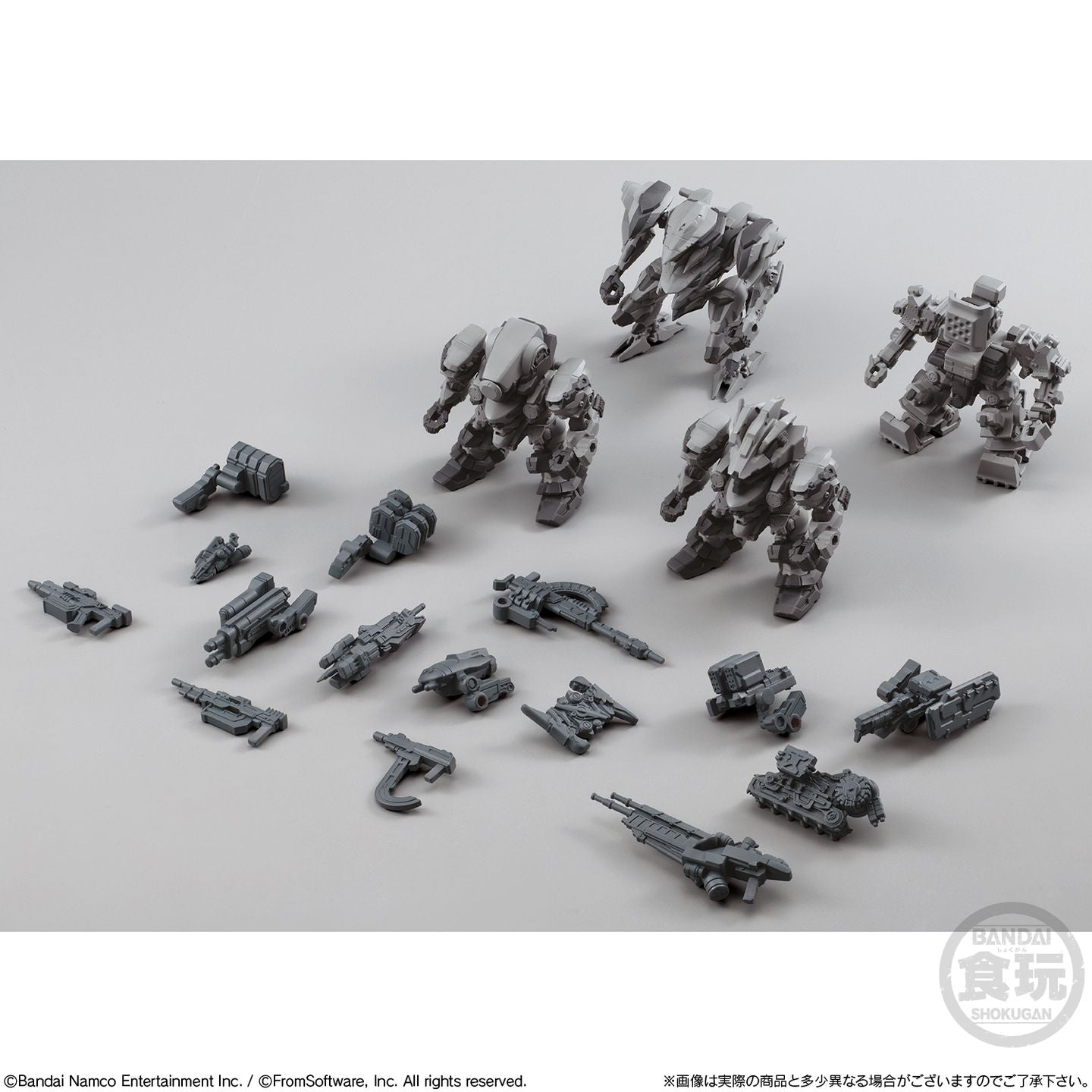 ARMORED CORE VI FIRES OF RUBICON ASSEMBLE COLLECTION VOL.01 DEFAULT COLOUR SET W/O GUM