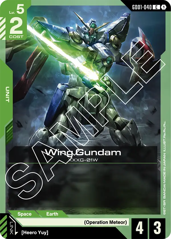 GD01-040 C Wing Gundam