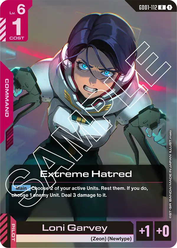 GD01-112 R Extreme Hatred