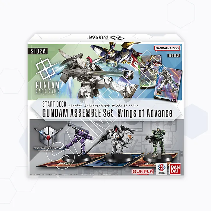 Gundam Card Game Starter Deck Gundam Assemble Set Wings of Advance【ST02A】JP Ver.