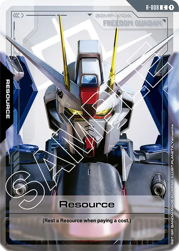 R-008 C RESOURCE Freedom Gundam