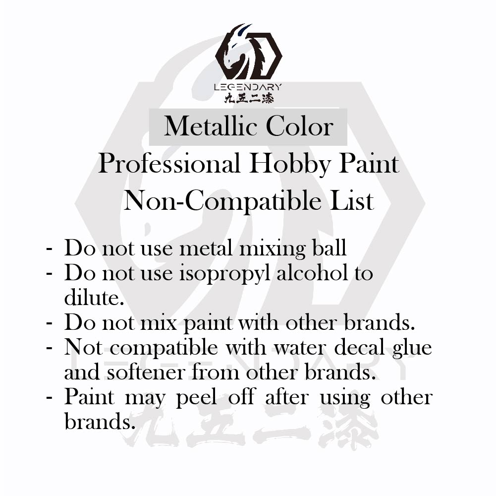 LEGENDARY WATER BASED PAINT METALLIC COLOR
