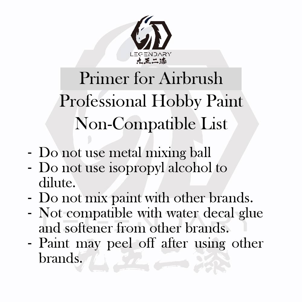 LEGENDARY WATER BASED PRIMER FOR AIRBRUSH