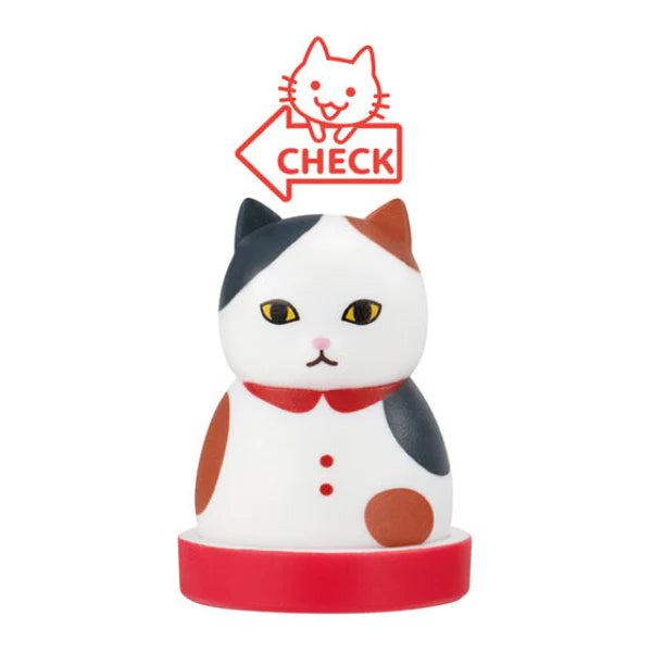 GASHAPON Cat Stamp Director Office Affair