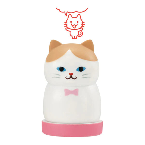 GASHAPON Cat Stamp Director Office Affair
