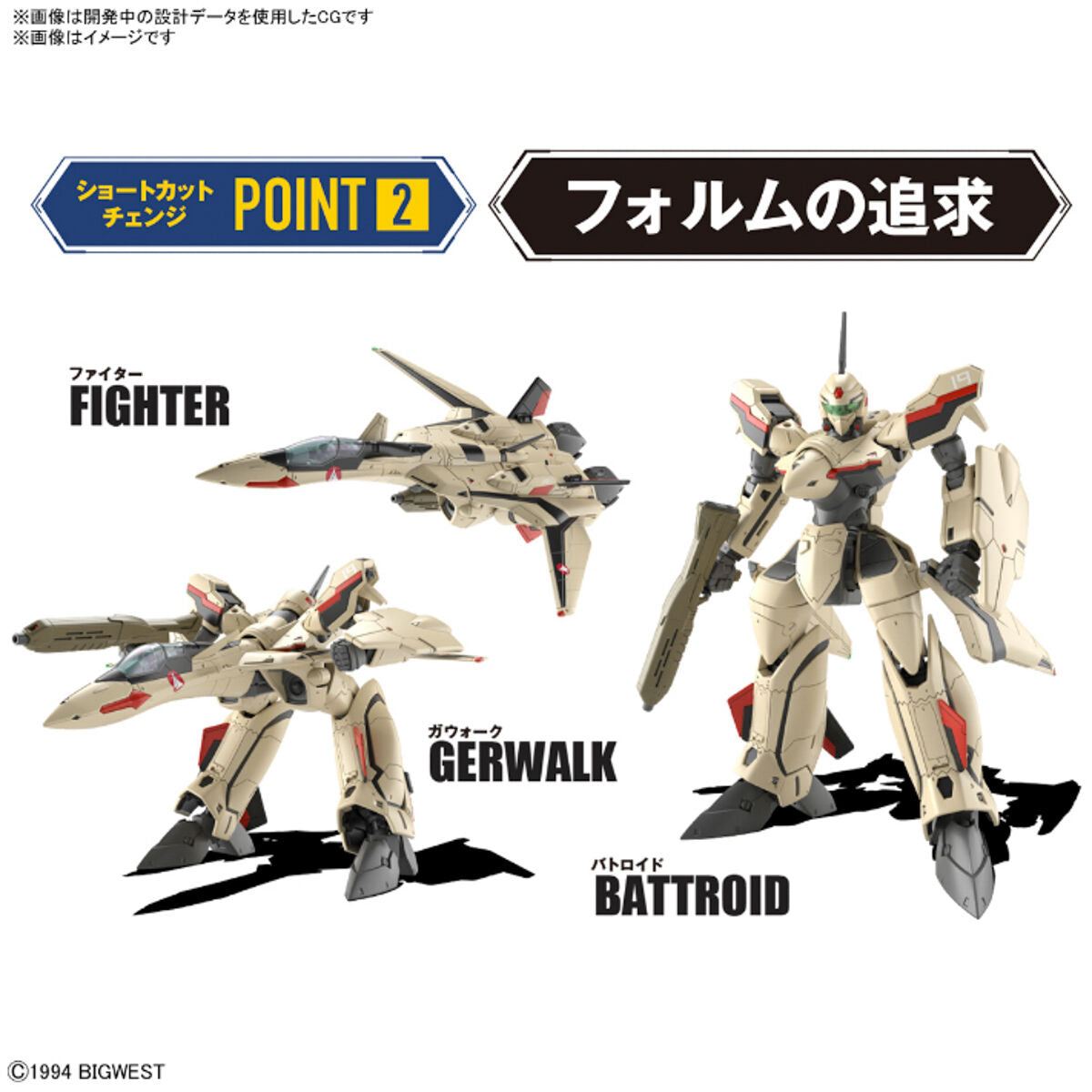 HG 1/100 MACROSS PLUS YF-19