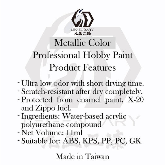LEGENDARY WATER BASED PAINT METALLIC COLOR
