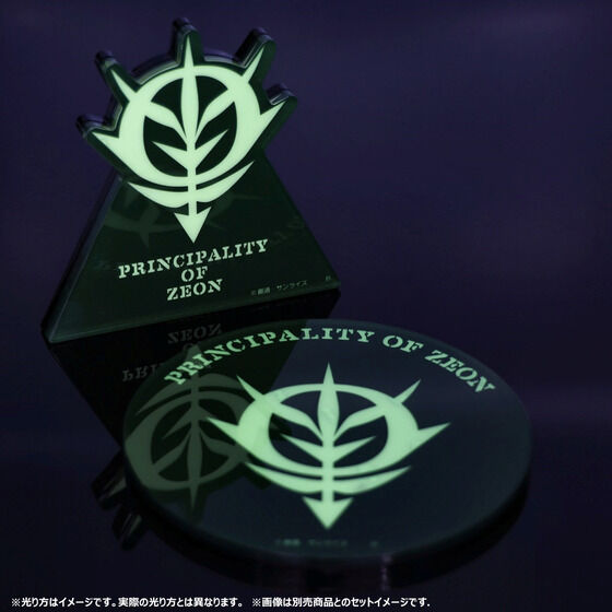 Mobile Suit Gundam Light-Storing Series Acrylic Plate Principality of Zeon