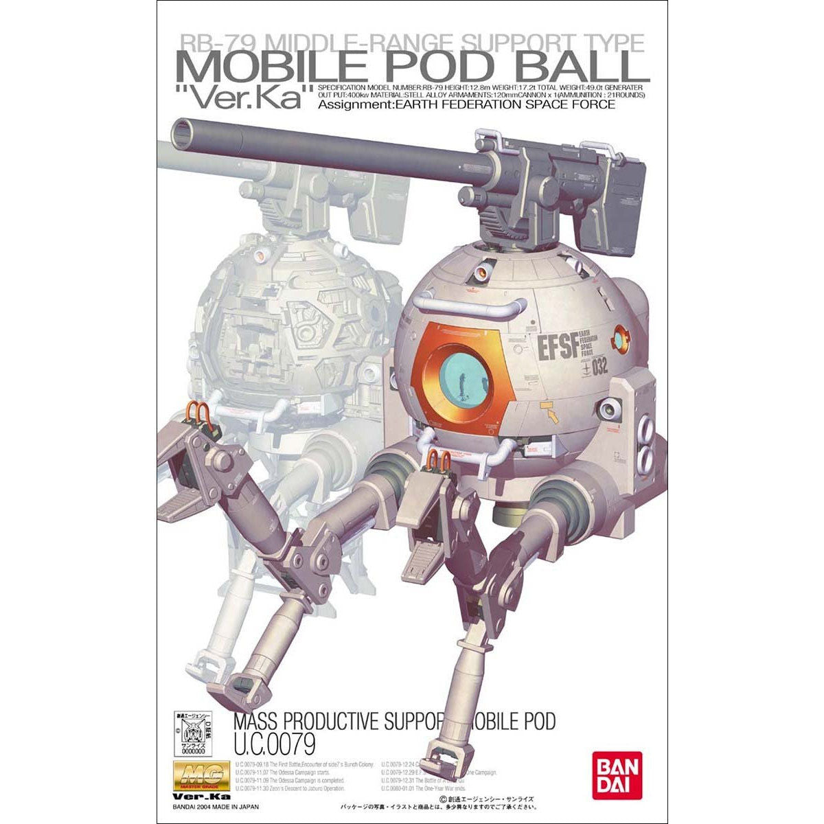 MG 1/100 MOBILE POD BALL Ver.Ka