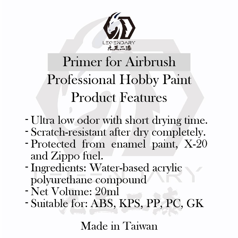LEGENDARY WATER BASED PRIMER FOR AIRBRUSH