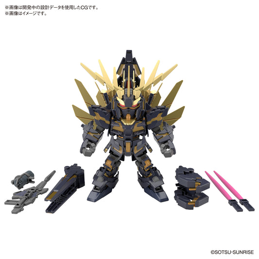 SD GUNDAM CROSS SILHOUETTE UNICORN GUNDAM 02 BANSHEE & BANSHEE NORN SET