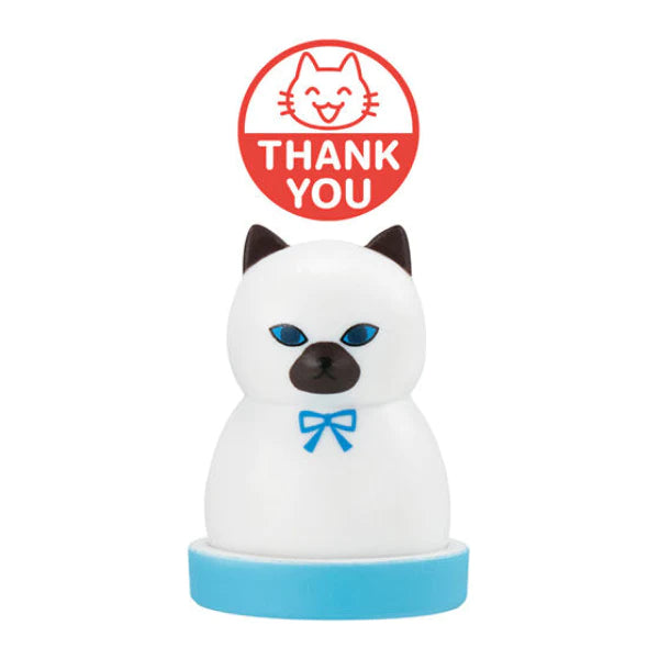 GASHAPON Cat Stamp Director Office Affair