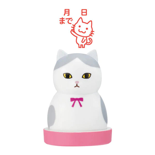 GASHAPON Cat Stamp Director Office Affair