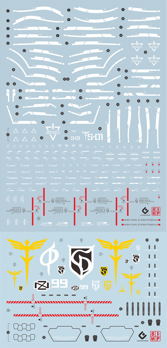 EVO HG Nightingale UV Water Decal