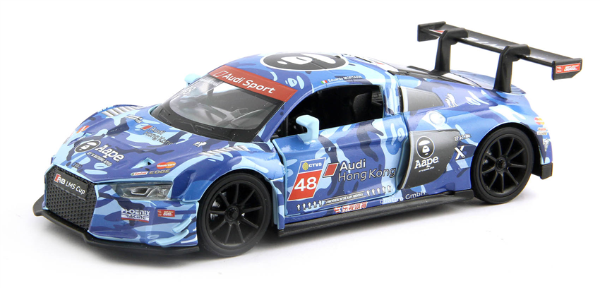 RMZ Hobby PopRace Die-cast 1:32 Audi R8 LMS Aape Camouflage Blue