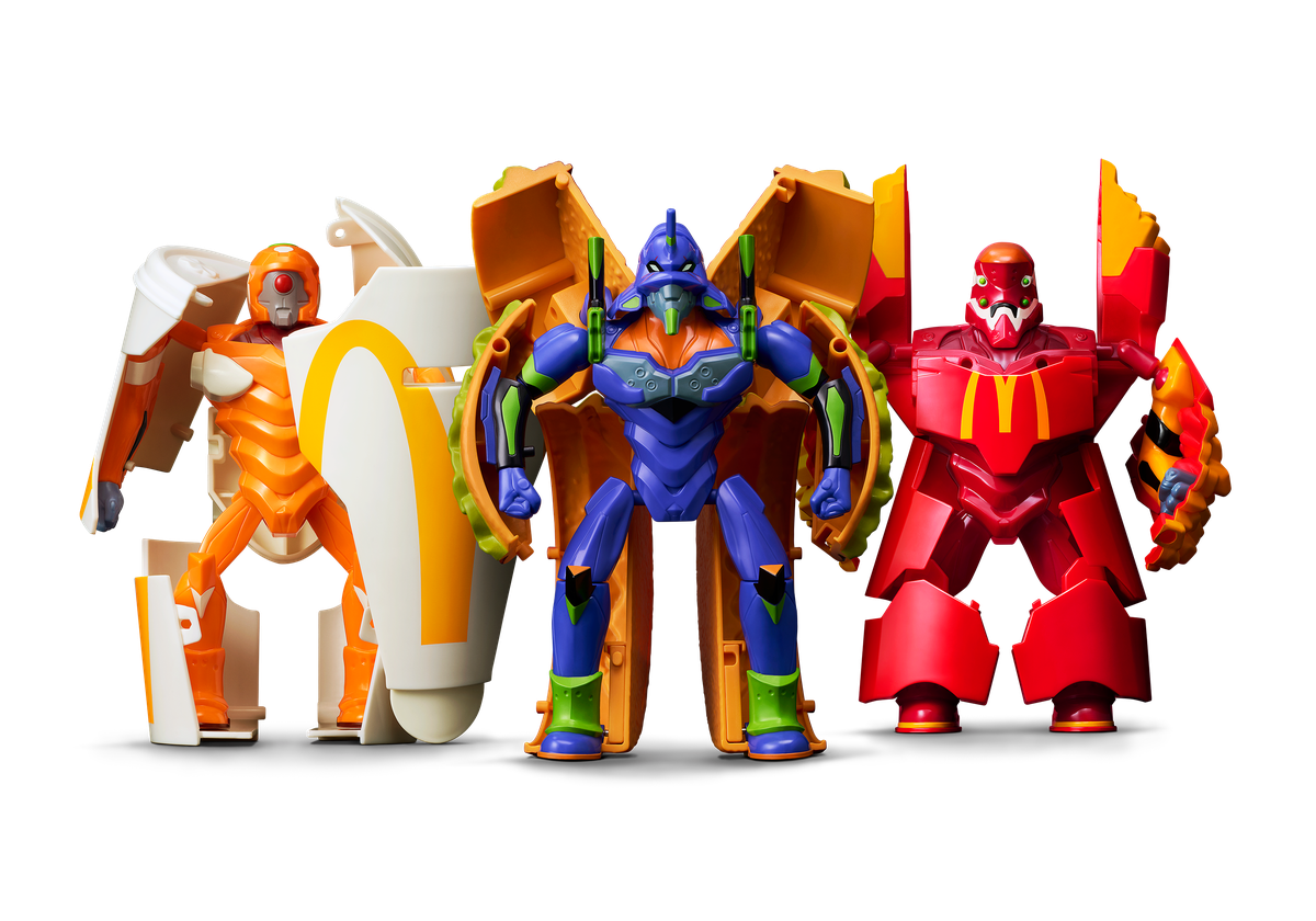 McDonald's x Evangelion Set