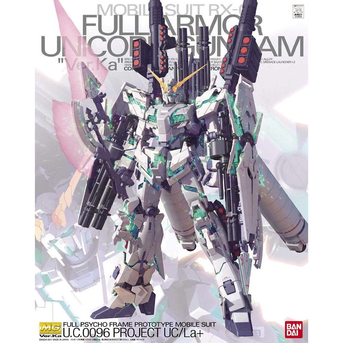 MG 1/100 RX-0 FULL ARMOR UNICORN GUNDAM VER. Ka
