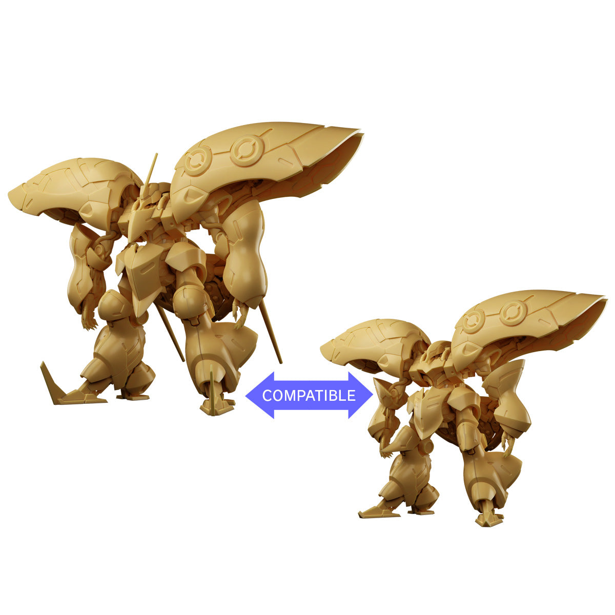 GUNDAM ARTIFACT "MASS-PRODUCED QUBELEY・QUBELEY COMPATIBLE 3 PIECES SET"