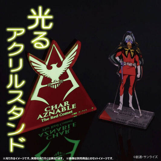 Mobile Suit Gundam Light-Storing Series Acrylic Standee Char