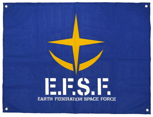 Mobile Suit Gundam Earth Federation Army Military Flag 90x64cm