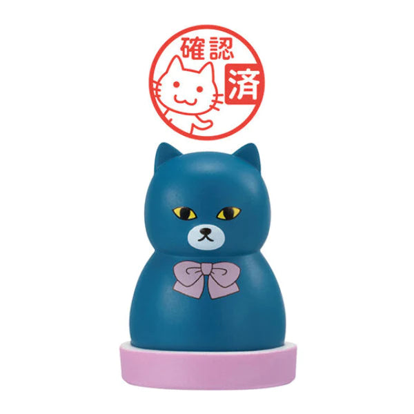GASHAPON Cat Stamp Director Office Affair