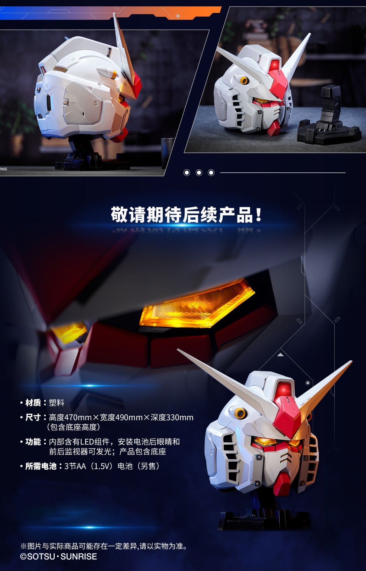 BN HEAD COLLECTION VOL.1 RX-78-2 GUNDAM