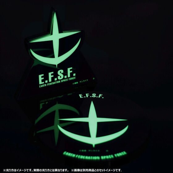 Mobile Suit Gundam Light-Storing Series Acrylic Standee Earth Federation Force