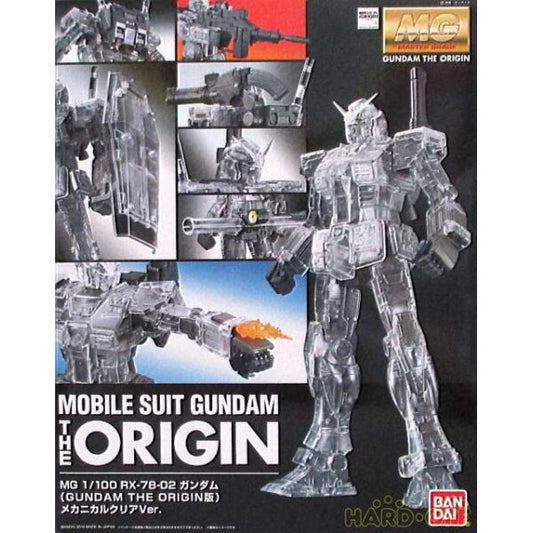 MG 1:100 RX-78-2 Gundam The Origin Mechanical Clear Ver.