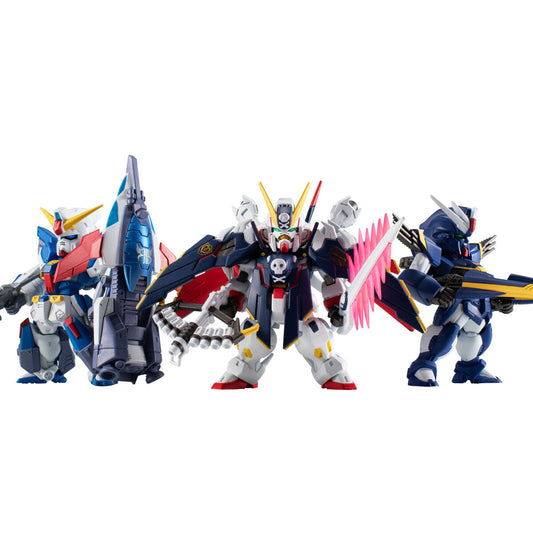 FW GUNDAM CONVERGE MOBILE SUIT CROSSBONE GUNDAM STEEL SEVEN B TEAM SET W/O GUM