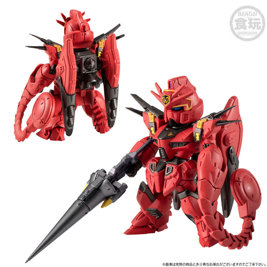 FW GUNDAM CONVERGE MOBILE SUIT CROSSBONE GUNDAM STEEL SEVEN A TEAM SET W/O GUM