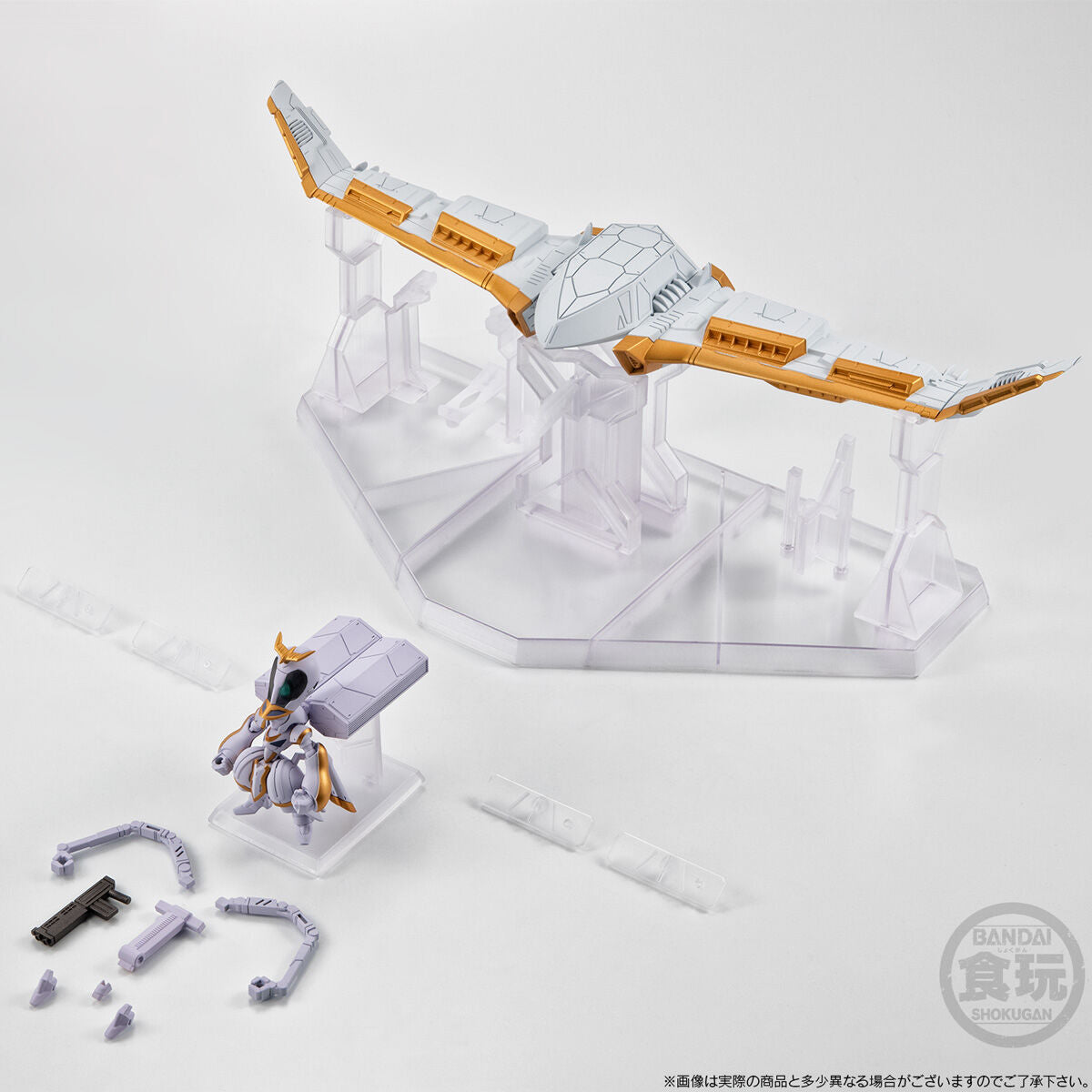FW GUNDAM CONVERGE MOBILE SUIT CROSSBONE GUNDAM STEEL SEVEN ANGEL DIONA & ICARUS SET W/O GUM