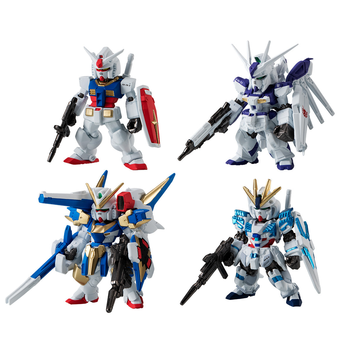FW GUNDAM CONVERGE 15TH ANNIVERSARY UNIVERSAL CENTURY SET W/O GUM