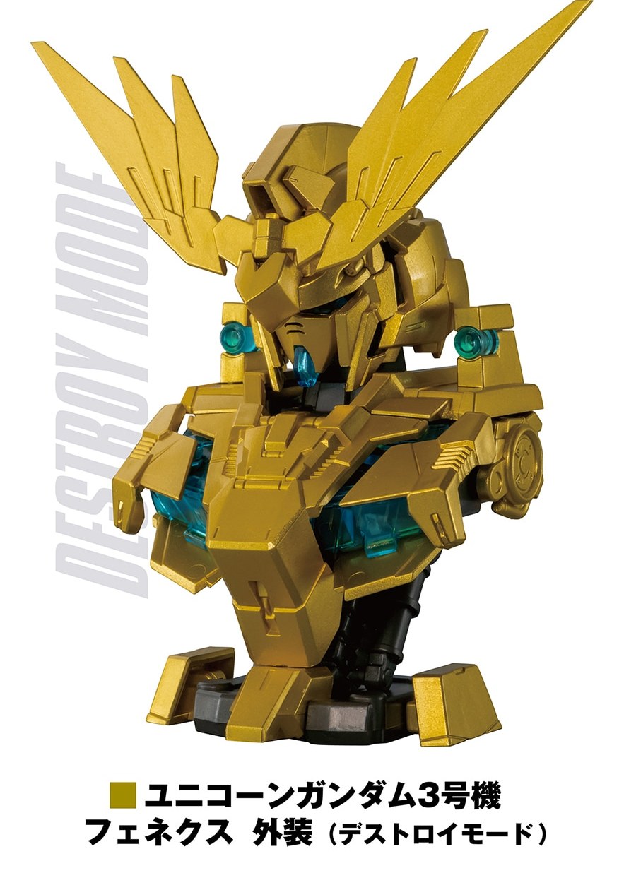 GUNDAM MS MECHANICAL BUST DX UNICORN GUNDAM UNIT 3 PHENEX
