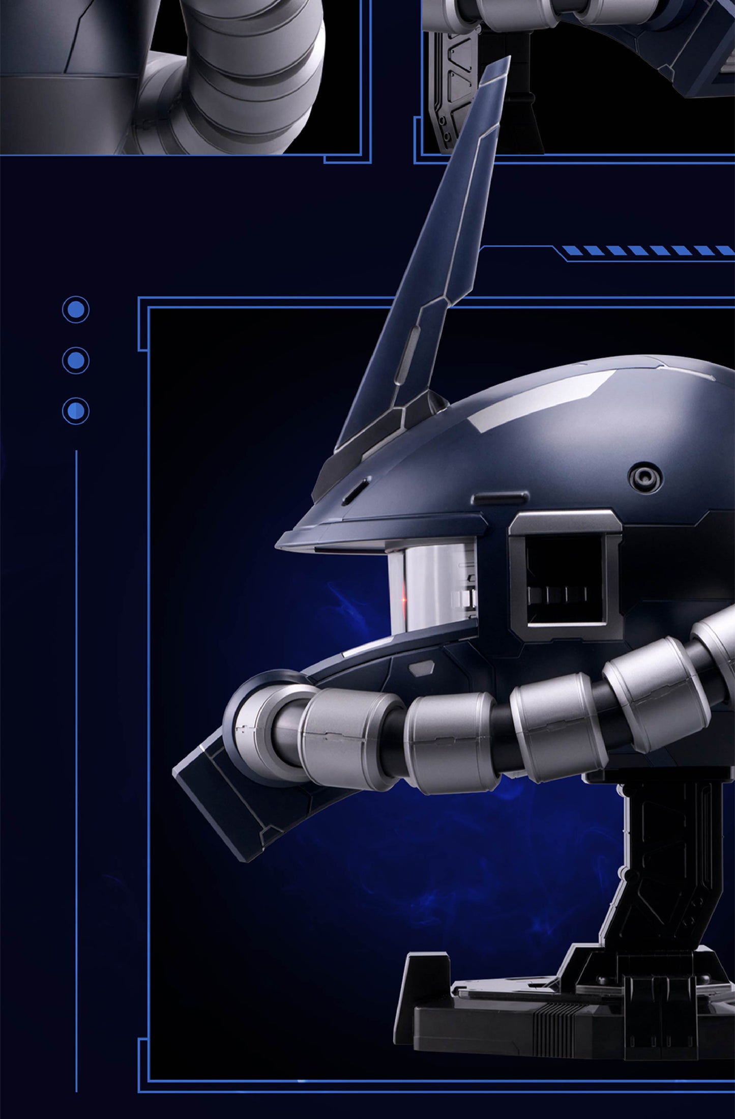 BN HEAD COLLECTION MS-06R BLACK TRI-STARS' ZAKU II