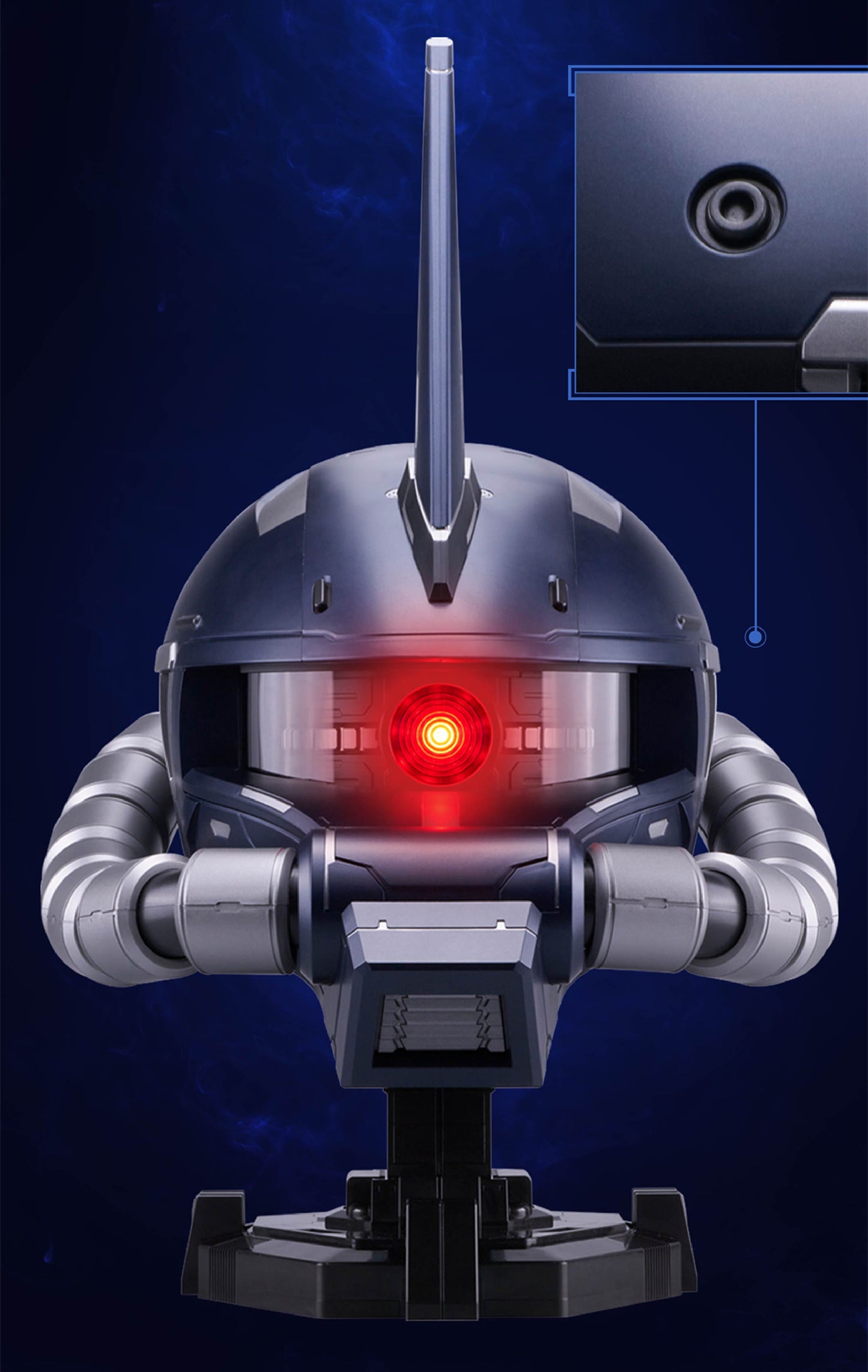 BN HEAD COLLECTION MS-06R BLACK TRI-STARS' ZAKU II