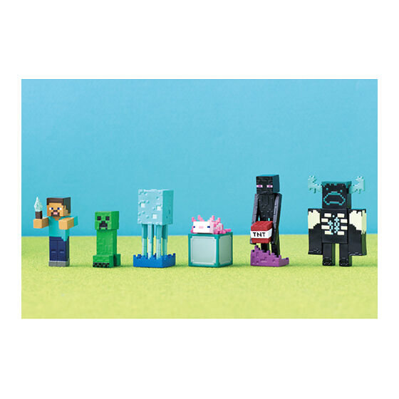MINECRAFT LET'S GET IN LINE 6 GLOW IN THE DARK ver.