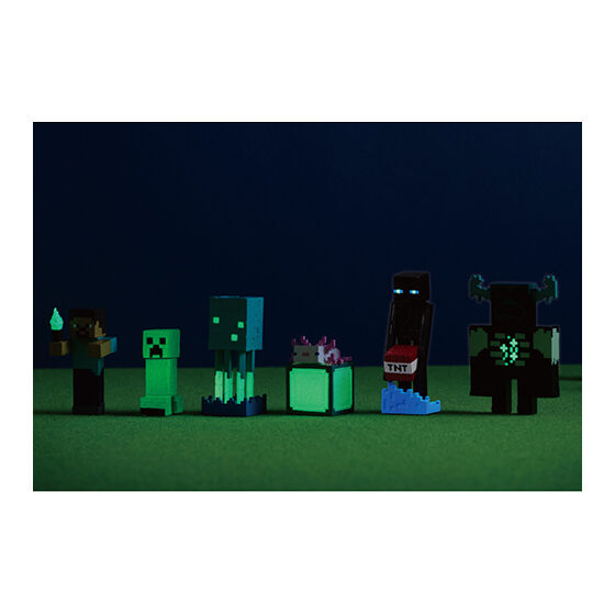 MINECRAFT LET'S GET IN LINE 6 GLOW IN THE DARK ver.