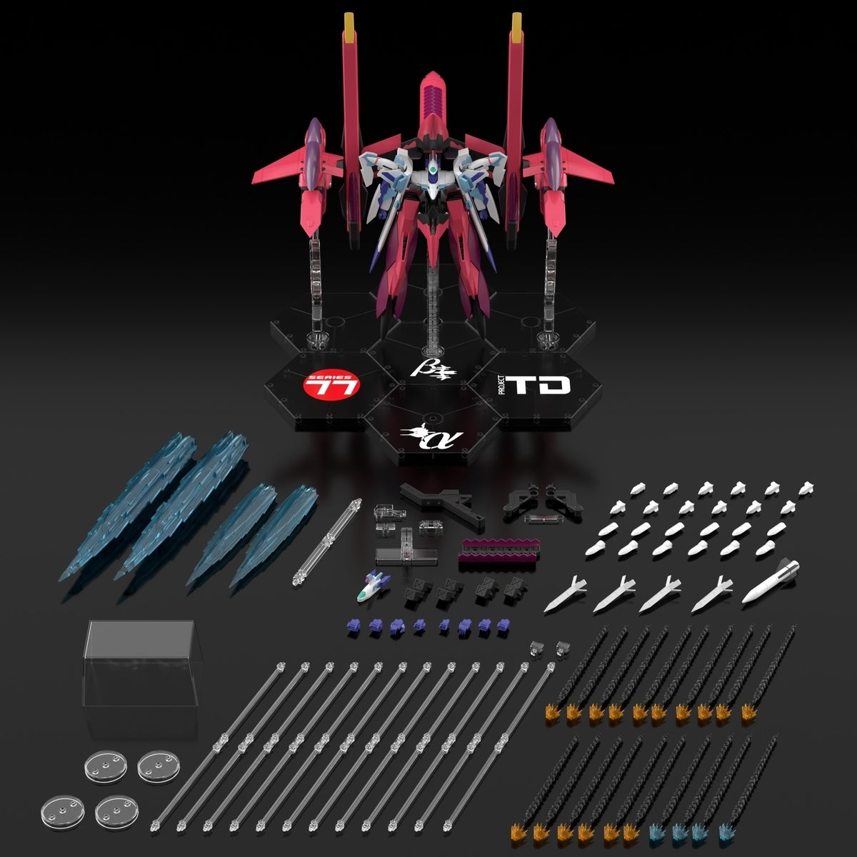 SMP [SHOKUGAN MODELING PROJECT] SUPER ROBOT WARS OG HYPERION W/O GUM + ACRYLIC STAND