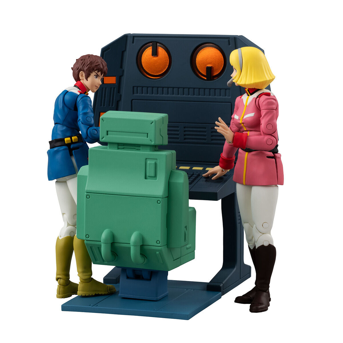 G.M.G. COLLECTION EX Mobile Suit Gundam White Base Bridge Radio operator Desk set