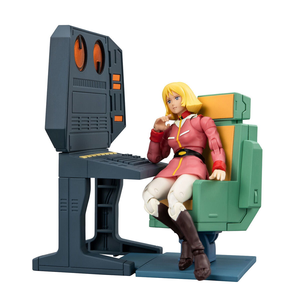 G.M.G. COLLECTION EX Mobile Suit Gundam White Base Bridge Radio operator Desk set
