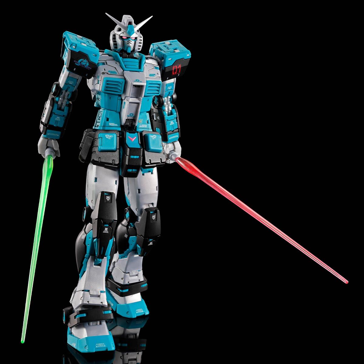 RG 1/144 RX-78-2 GUNDAM Ver.2.0 [HATSUNE MIKU Ver.]