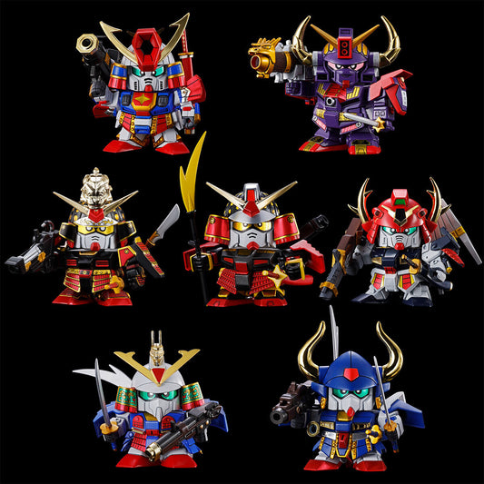 SD GUNDAM BB SENSHI THE MUSHA SHICHININSHU SET