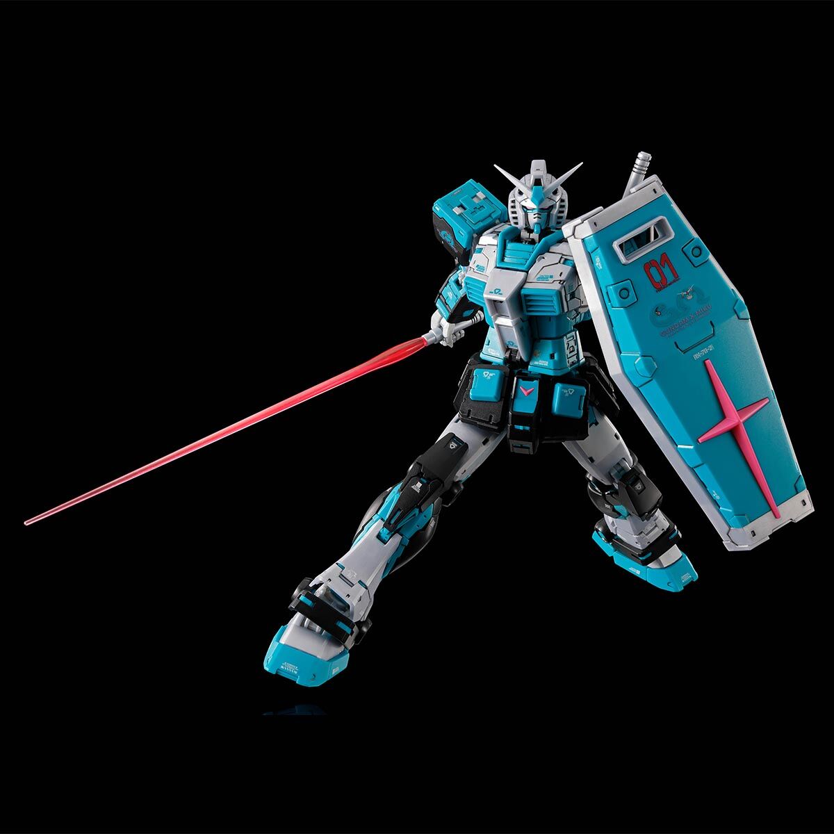 RG 1/144 RX-78-2 GUNDAM Ver.2.0 [HATSUNE MIKU Ver.]