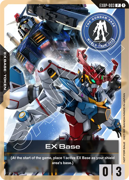 EXBP-003 P EX Base THE GUNDAM BASE POP-UP WORLD TOUR