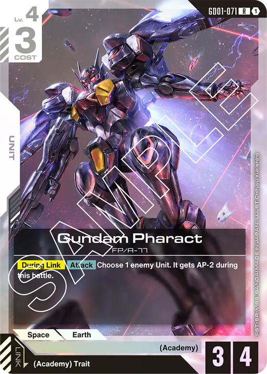 GD01-071 R Gundam Pharact